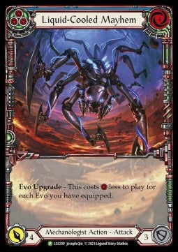 Liquid-Cooled Mayhem (Blue) (Extended Art) [LGS200] (LGS Promos) Rainbow Foil