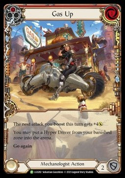 Gas Up (Red) (Extended Art) [LGS202] (LGS Promos) Rainbow Foil