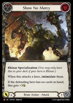 Show No Mercy [HVY013] (Heavy Hitters) Rainbow Foil