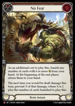 No Fear [HVY016] (Heavy Hitters) Rainbow Foil