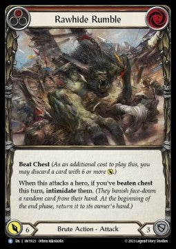 Rawhide Rumble (Red) [HVY023] (Heavy Hitters) Rainbow Foil