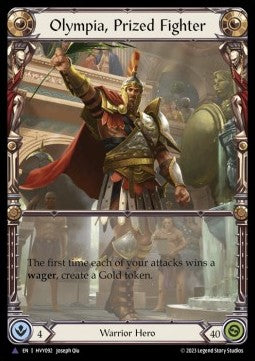 Olympia, Prized Fighter (Marvel) [HVY092] (Heavy Hitters) Cold Foil