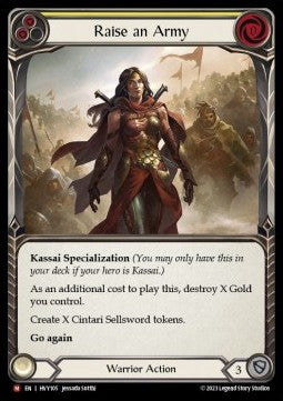 Raise an Army [HVY105] (Heavy Hitters) Rainbow Foil