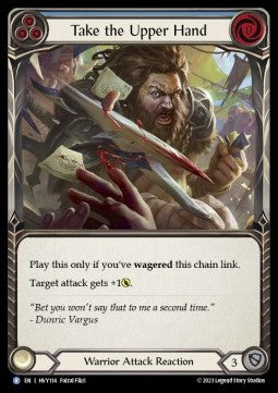 Take the Upper Hand (Blue) [HVY114] (Heavy Hitters) Rainbow Foil