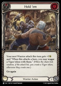 Hold 'em (Red) [HVY130] (Heavy Hitters) Rainbow Foil