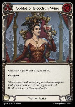 Goblet of Bloodrun Wine [HVY133] (Heavy Hitters) Rainbow Foil