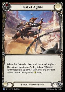 Test of Agility [HVY162] (Heavy Hitters) Rainbow Foil