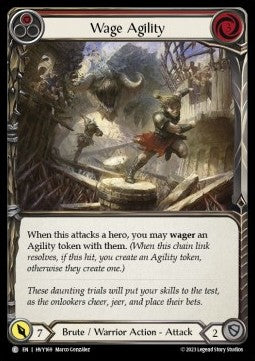 Wage Agility (Red) [HVY169] (Heavy Hitters) Rainbow Foil