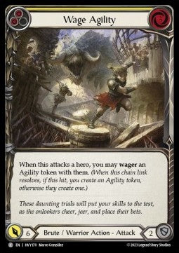 Wage Agility (Yellow) [HVY170] (Heavy Hitters) Rainbow Foil