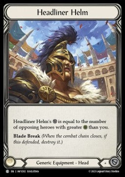 Headliner Helm [HVY202] (Heavy Hitters) Cold Foil