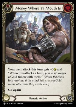 Money Where Ya Mouth Is (Red) [HVY235] (Heavy Hitters) Rainbow Foil