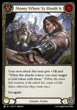 Money Where Ya Mouth Is (Blue) [HVY237] (Heavy Hitters) Regular