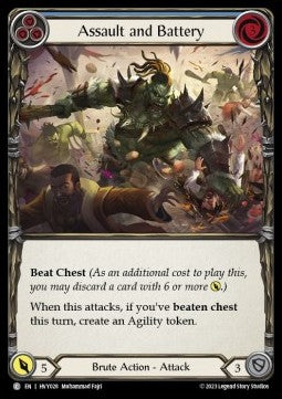 Assault and Battery (Blue) [HVY028] (Heavy Hitters) Regular