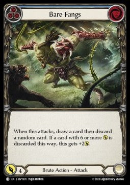 Bare Fangs (Blue) [HVY031] (Heavy Hitters) Regular