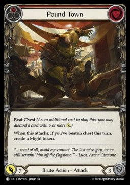 Pound Town (Red) [HVY035] (Heavy Hitters) Rainbow Foil