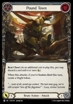 Pound Town (Blue) [HVY037] (Heavy Hitters) Rainbow Foil