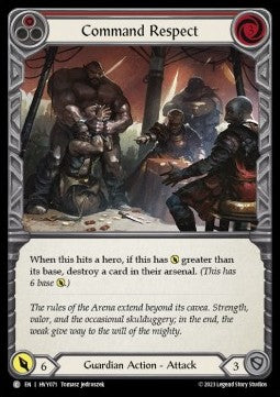 Command Respect (Red) [HVY071] (Heavy Hitters) Regular