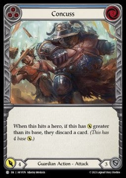 Concuss (Blue) [HVY076] (Heavy Hitters) Regular
