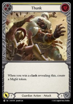 Thunk (Yellow) [HVY078] (Heavy Hitters) Rainbow Foil