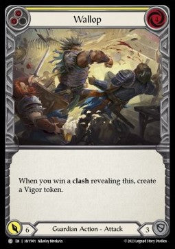 Wallop (Yellow) [HVY081] (Heavy Hitters) Rainbow Foil