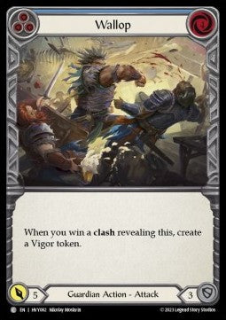 Wallop (Blue) [HVY082] (Heavy Hitters) Rainbow Foil