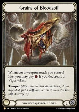 Grains of Bloodspill [HVY097] (Heavy Hitters) Cold Foil