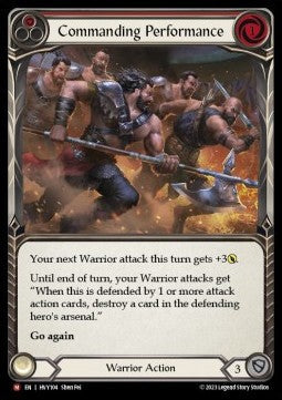 Commanding Performance [HVY104] (Heavy Hitters) Rainbow Foil