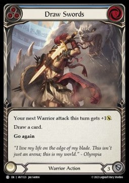 Draw Swords (Blue) [HVY123] (Heavy Hitters) Regular