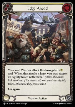 Edge Ahead (Yellow) [HVY125] (Heavy Hitters) Rainbow Foil