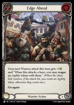 Edge Ahead (Blue) [HVY126] (Heavy Hitters) Rainbow Foil