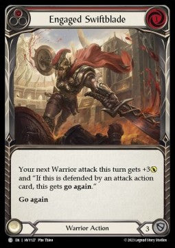 Engaged Swiftblade (Red) [HVY127] (Heavy Hitters) Rainbow Foil