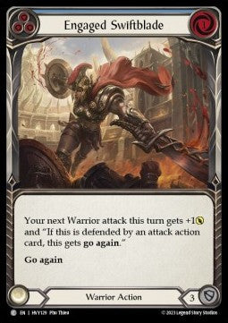 Engaged Swiftblade (Blue) [HVY129] (Heavy Hitters) Rainbow Foil