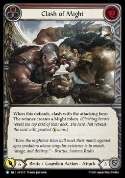 Clash of Might (Red) [HVY137] (Heavy Hitters) Regular