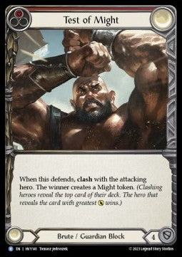 Test of Might [HVY141] (Heavy Hitters) Rainbow Foil