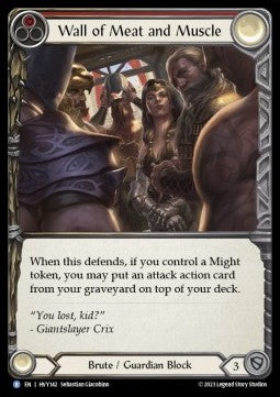 Wall of Meat and Muscle [HVY142] (Heavy Hitters) Rainbow Foil