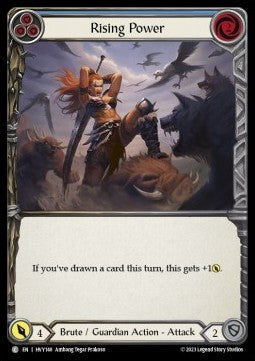 Rising Power (Blue) [HVY148] (Heavy Hitters) Rainbow Foil