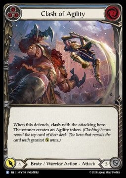 Clash of Agility (Blue) [HVY159] (Heavy Hitters) Rainbow Foil