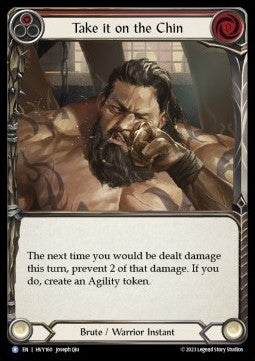 Take it on the Chin [HVY160] (Heavy Hitters) Rainbow Foil