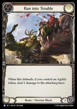 Run into Trouble [HVY161] (Heavy Hitters) Rainbow Foil