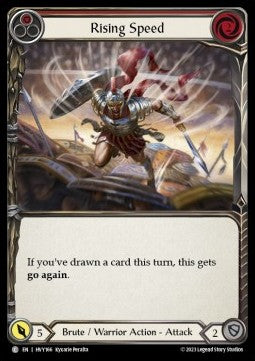 Rising Speed (Red) [HVY166] (Heavy Hitters) Rainbow Foil