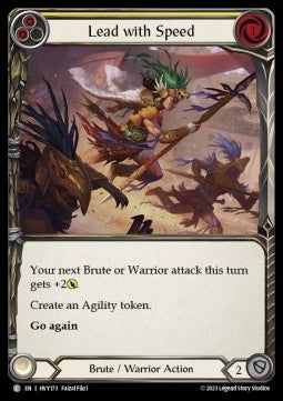 Lead with Speed (Yellow) [HVY173] (Heavy Hitters) Rainbow Foil