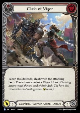 Clash of Vigor (Red) [HVY177] (Heavy Hitters) Regular