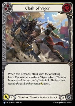 Clash of Vigor (Yellow) [HVY178] (Heavy Hitters) Rainbow Foil