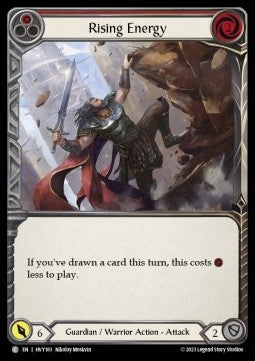 Rising Energy (Red) [HVY183] (Heavy Hitters) Rainbow Foil