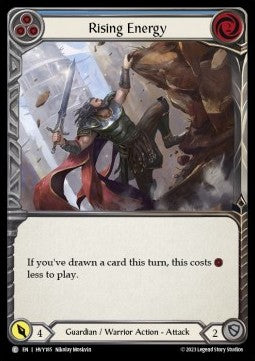 Rising Energy (Blue) [HVY185] (Heavy Hitters) Rainbow Foil