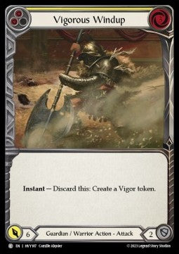 Vigorous Windup (Yellow) [HVY187] (Heavy Hitters) Rainbow Foil
