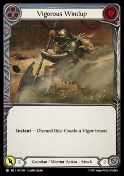 Vigorous Windup (Blue) [HVY188] (Heavy Hitters) Rainbow Foil