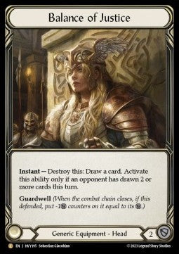 Balance of Justice [HVY195] (Heavy Hitters) Cold Foil