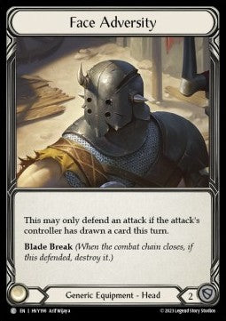 Face Adversity [HVY198] (Heavy Hitters) Cold Foil