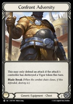 Confront Adversity [HVY199] (Heavy Hitters) Cold Foil
